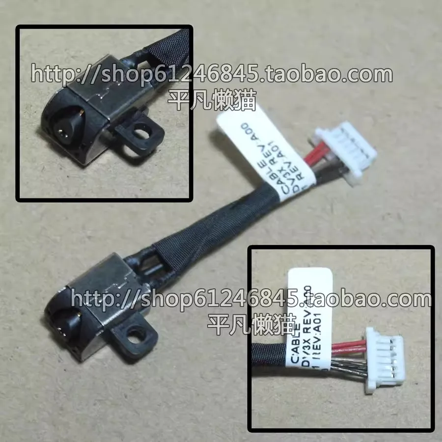 New DC Power Jack Harness Cable for Dell Inspiron 11 3162 3164 3168 3169 P24T P25T GDV3X Socket Plug Connector Port