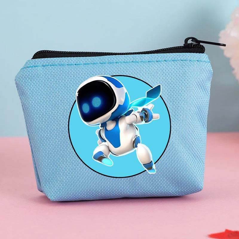 Porte-monnaie de jeu Astro Bot, portefeuille d'impression d'anime mignon, sac de rangement de dessin animé, mode hip hop, cadeaux d'anniversaire et de fête de Noël