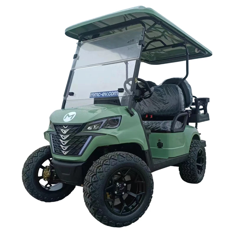 Utility Luxurious LCD Screen 60V 72V Lithium Intelligent Solar 4000W 5000W 7000W 2 4 6 Seats Electric Golf Cart