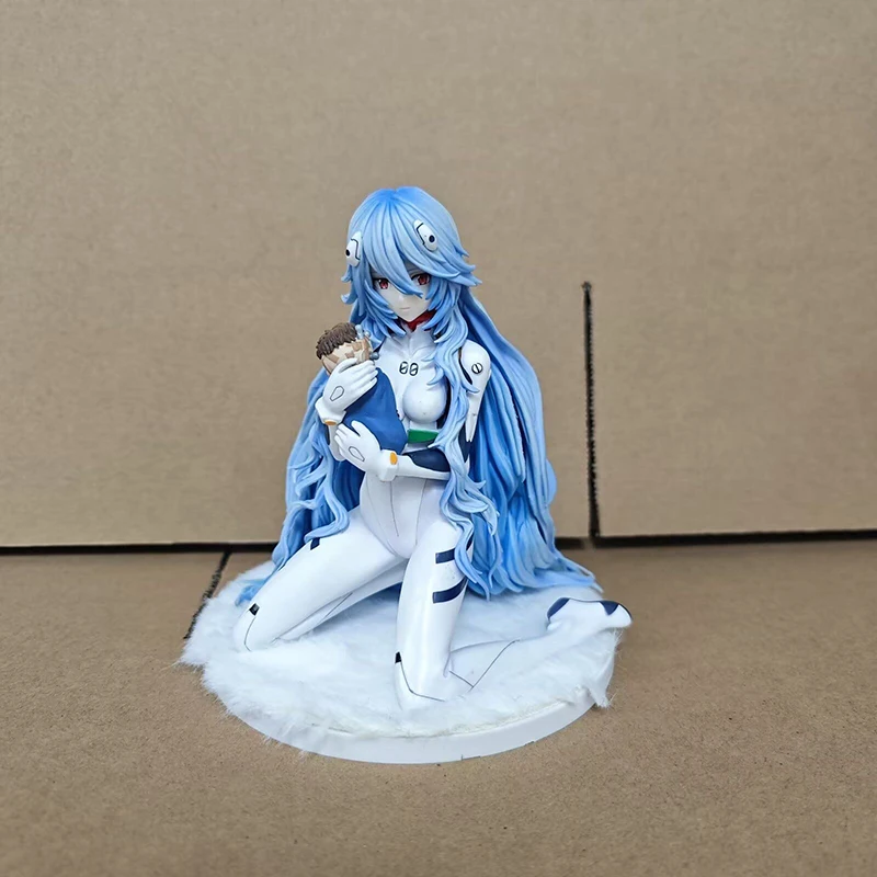 Figurines d'anime en PVC, jouets modèles à collectionner, 14cm, Ayanami Rei, Suzuhara, Sakura, Gashapon, Bear Hugging