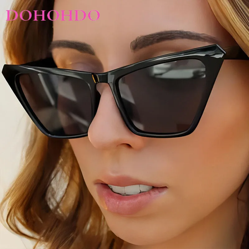 

Personality Cat Eye Sunglasses Women Men Fashion Retro Luxury Brand Designer Female Summer Traveling Shades UV400 Gafas De Sol