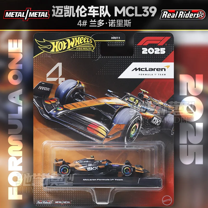 Hot Wheels 1:64, Modelo de Auto de Carreras F1 de Aleación Fundida a Presión, Juguete de Simulación, Red Bull, McLaren, Mercedes, Lewis Hamilton