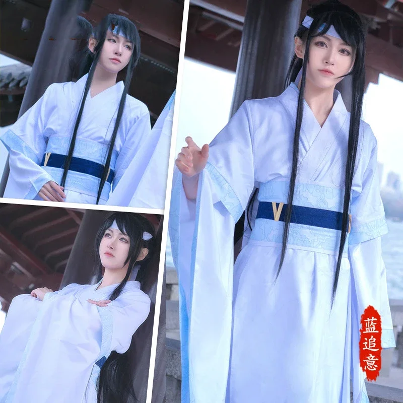 

Grandmaster of Demonic Cultivation Men Wig Halloween Costume Mo Dao Zu Shi Lan Sizhui Lan Jingyi Cosplay Costume 2025 HOT SALE