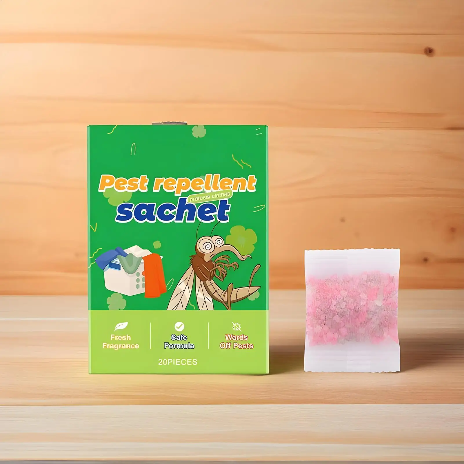 Bustina di protezione della freschezza 20 pezzi Custodia per profumo naturale per difesa a mosca Conservatore di freschezza per armadio Soggiorno Armadio Cassetto