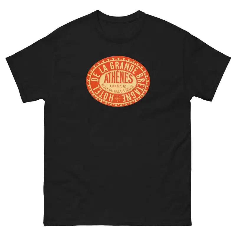 

Athens Greece Royal Hotel T Shirt Vintage Mens Top Retro