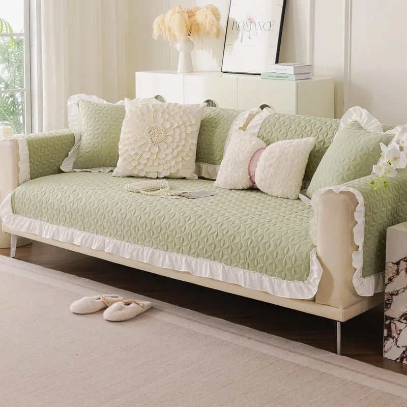Fresh Cotton Sofa Cover Four Seasons Universal Sofa Cushion for Living Room Fresh Non-slip Couch Cover Sofa Towel Mat Home 쇼파패드