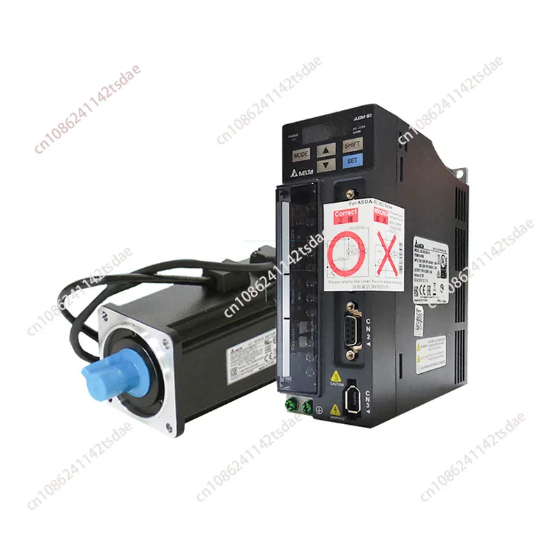 used!ECMA-C20604RS+ASD-B2-0421-B DELTA 0.4kw 3000rpm 1.27N.m ASDA-B2 AC servo motor driver kits with 3m power and encoder cable