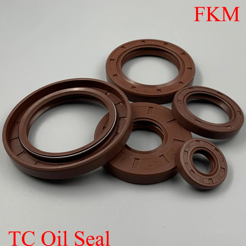 

8*20*7 8x20x7 8*22*7 8x22x7 Brown FKM Fluorine Fluoro Rubber Spring Two Lip TC Ring Gasket Radial Shaft Skeleton Oil Seal