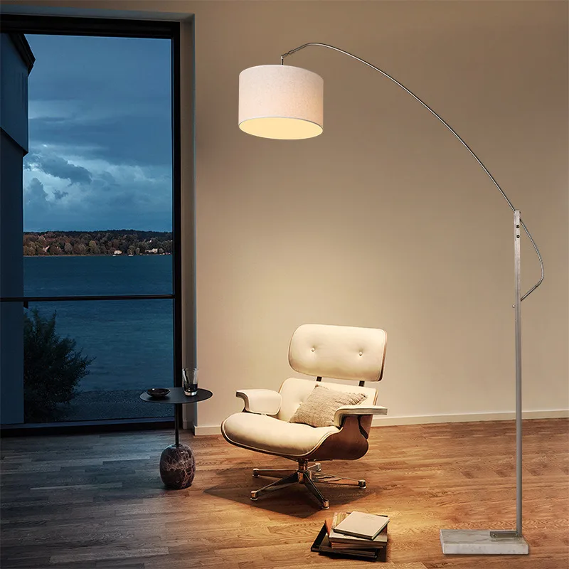 

Fishing Led Floor Lamps for Living Room Sofa Side Standing Lamp Bedroom Beside Light Study Room Eye Protector Lamps Home Decor