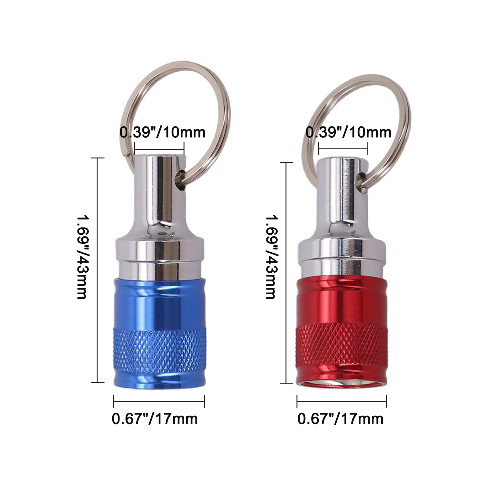 Electric Driver Bit Holder Keychain Bit Holder As Picture Drill Storage Compact Design Electric Driver Accessories