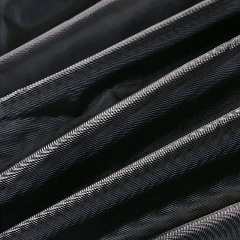 ABBN-4Pcs غطاء طاولة بلياردو بطول 8 أقدام مع رباط غطاء طاولة متين مقاوم للماء لطاولة مستطيلة، أسود