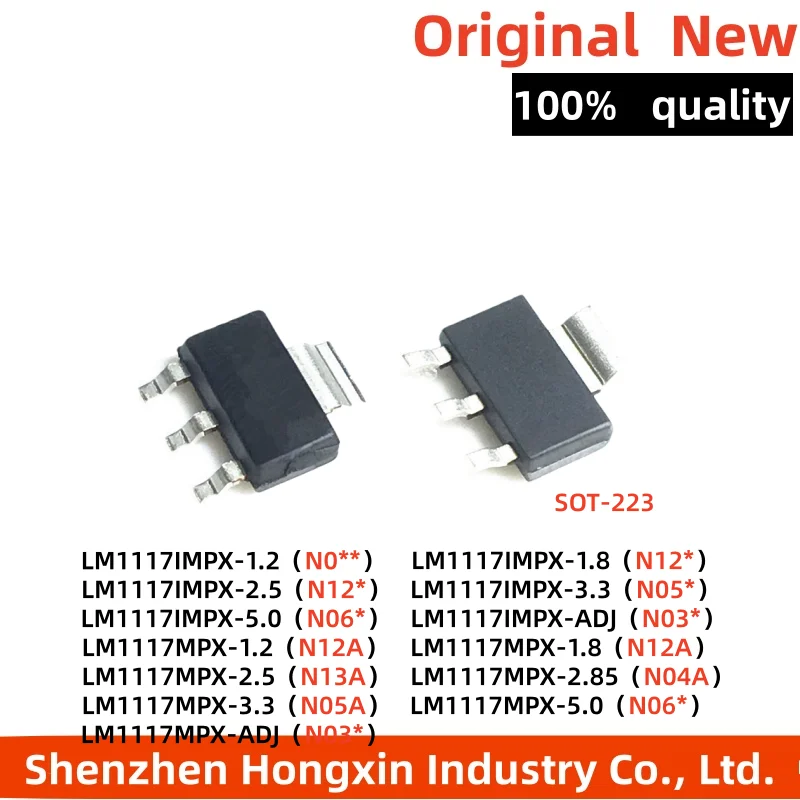 10 Pieces LM1117IMP… - image