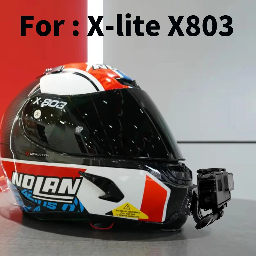 For Nolan X-lite X803rs Customized Motorcycle Helmet Chin Mount for GoPro 11 Insta360 One X3 X2 RS DJI Action Camera Accessories