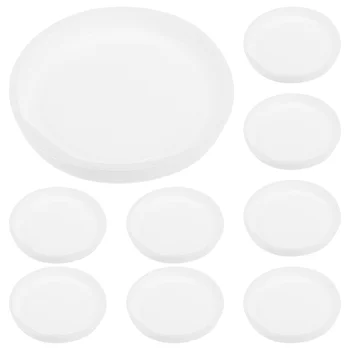 20 pcs דואר צינור קצה כמוסות רב פונקצית נייר לבן