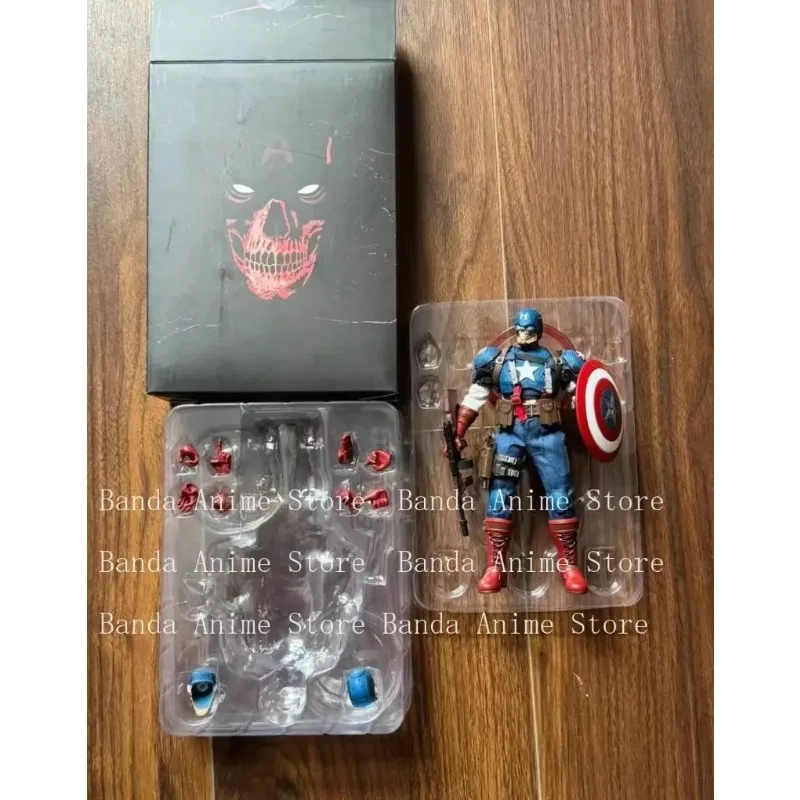 

Original Joy Man Toys 1/12 Scale Captain American Soul War Hero Action Figure Collectible Jmtoys Jm003 Kid Toy Boy Birthday Gift