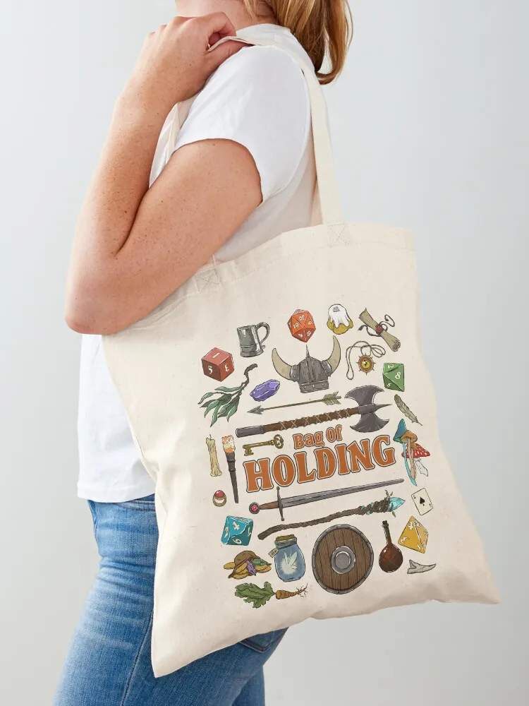 Bag of Holding Tote Bag Reusable bags shopper bag women canvas Woman shopper supermarket folding