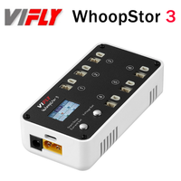 NEW VIFLY WhoopStor 3 V3 6 Ports 1S LIPO Battery Charger Discharger Storage Function for FPV Tinywhoop 4.2V 4.35V BT2.0 PH2.0