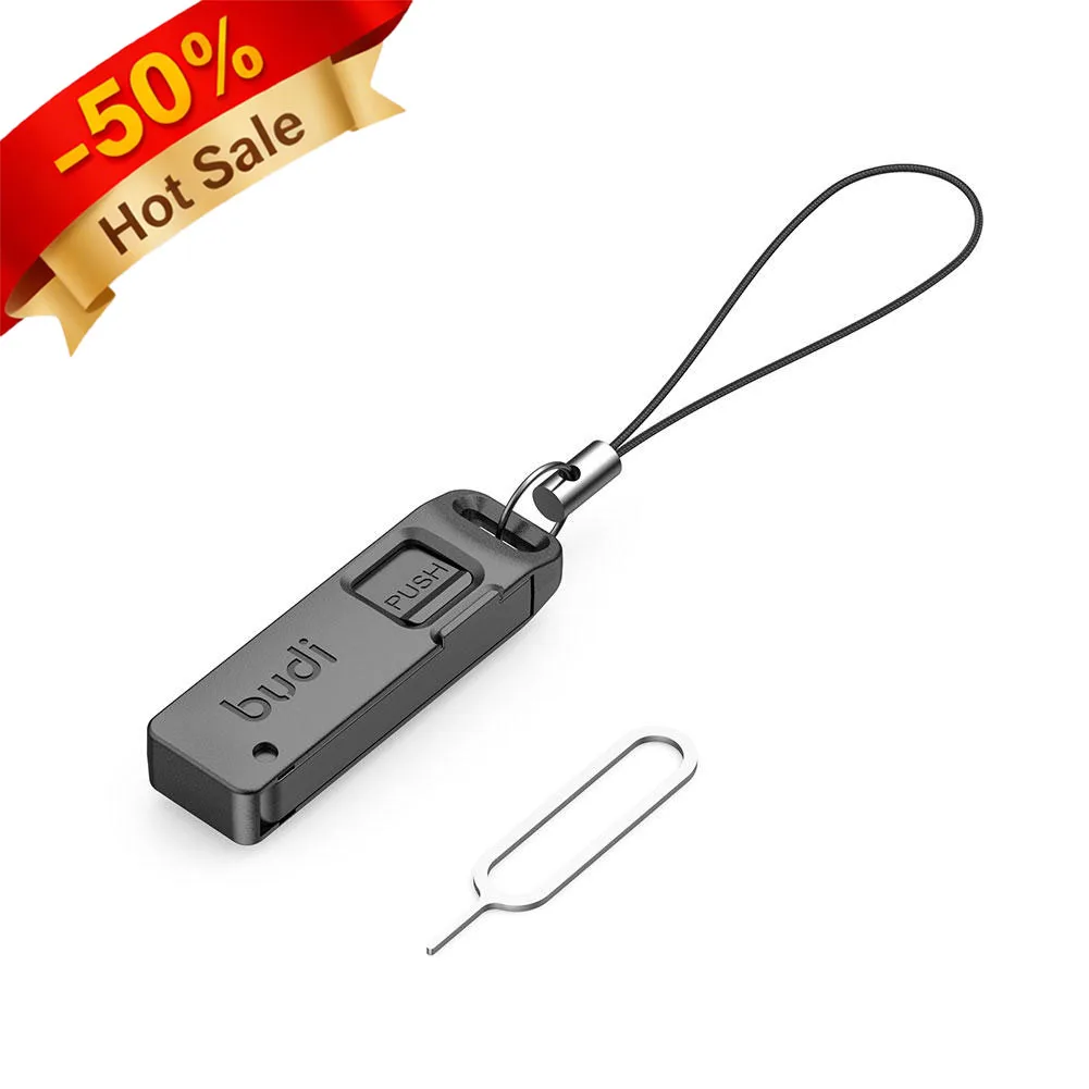 Outil de retrait d'éjection de broche de plateau de carte Sim, ouvre-aiguille, éjecteur avec petite boîte de rangement de carte SIM/TF