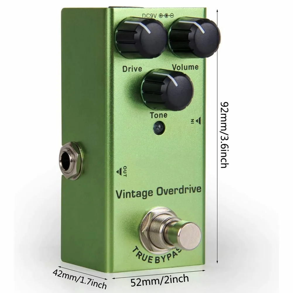 Electric Guitar Effects Pedal Classic Chorus/Distortion Crunch/Distortion/US Dream/Analog Delay/Vintage Overdrive/Digital Delay