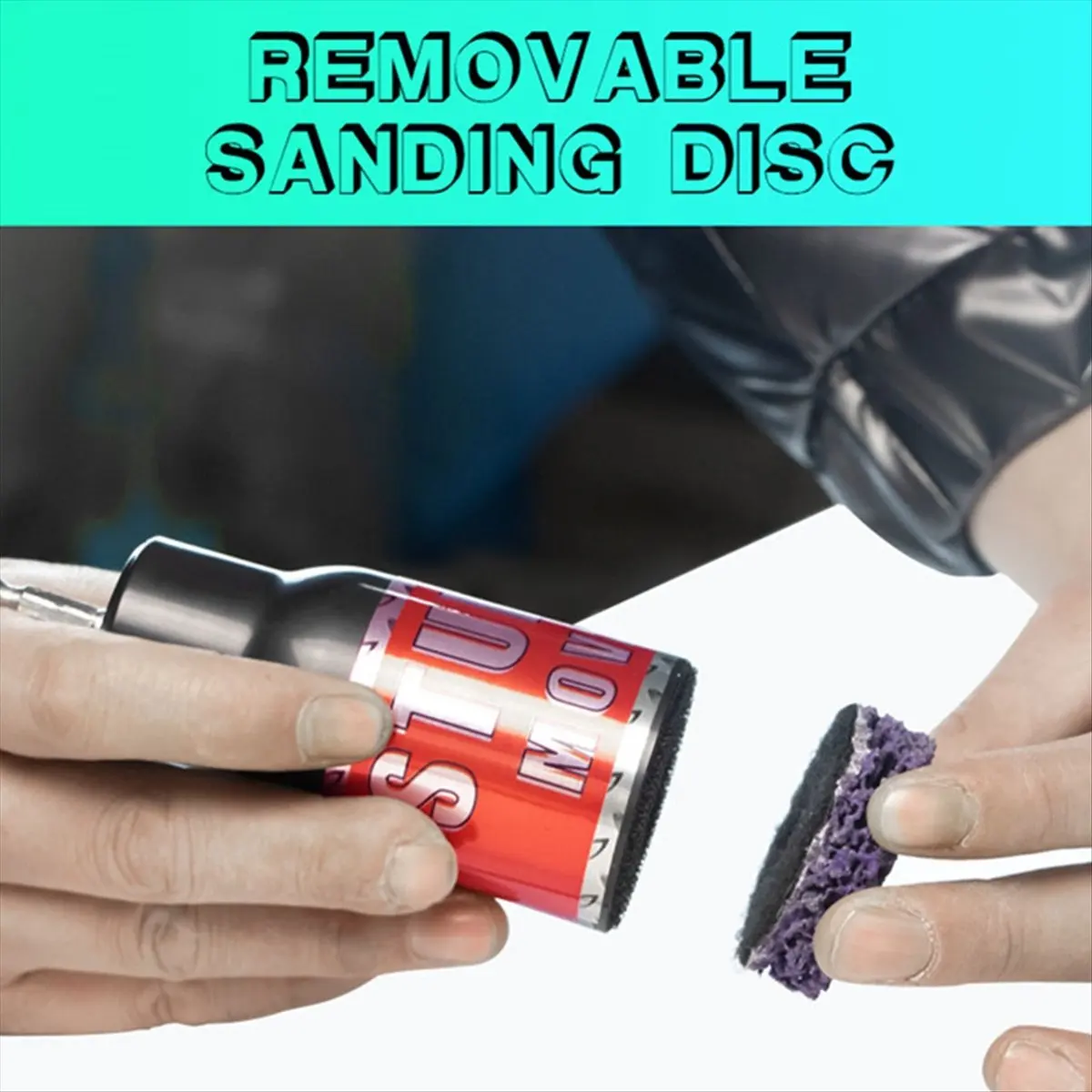 

(SPOR) Металлический инструмент для удаления ржавчины и загрязнений с колесных дисков, для ударных гайковертов 1/2 дюйма и электродрелей