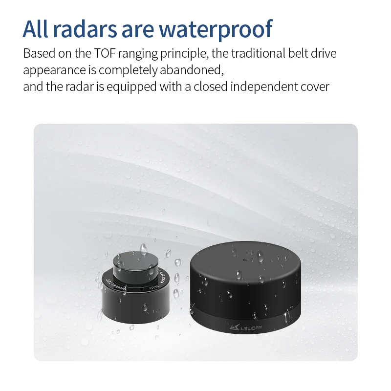 Radar laser N10 Leishen autorizzato intelligente TOF antiriflesso M10 interno ed esterno universale 30 m di portata impermeabile ROS2