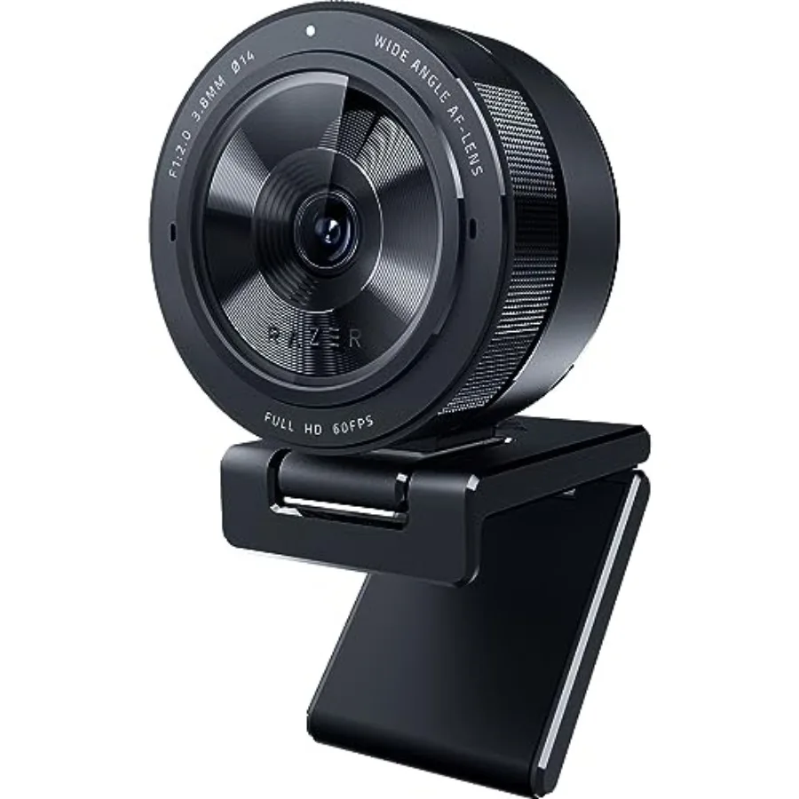 Streaming, gaming, video calls webcam: Full HD 1080p 60FPS, plastic housing, black, adaptive light sensor, HDR, wide-angle lens