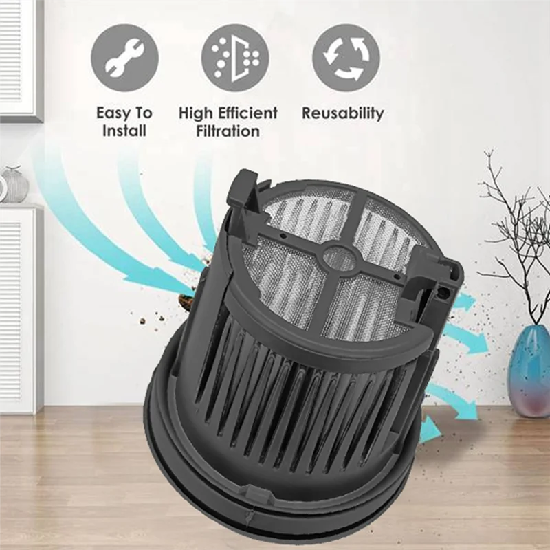 ABXH 4 個ローラーブラシ Hepa フィルター Mova K30 ウェットドライ掃除機アクセサリー洗浄効率を向上させる