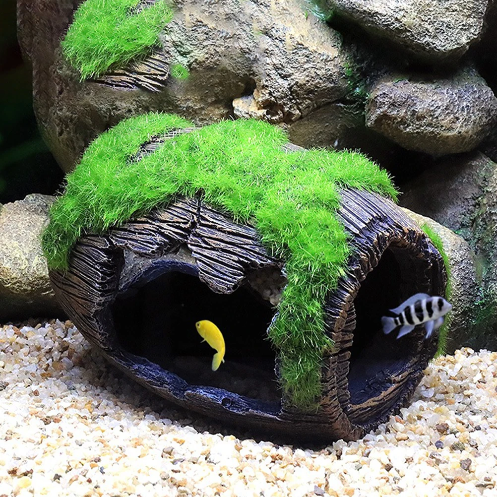 

Shrimp House Hiding Decoration Resin Fish Tank Breeding Cave Aquarium Ornaments Shrimp Shelter Underwater Decor Fish Tank