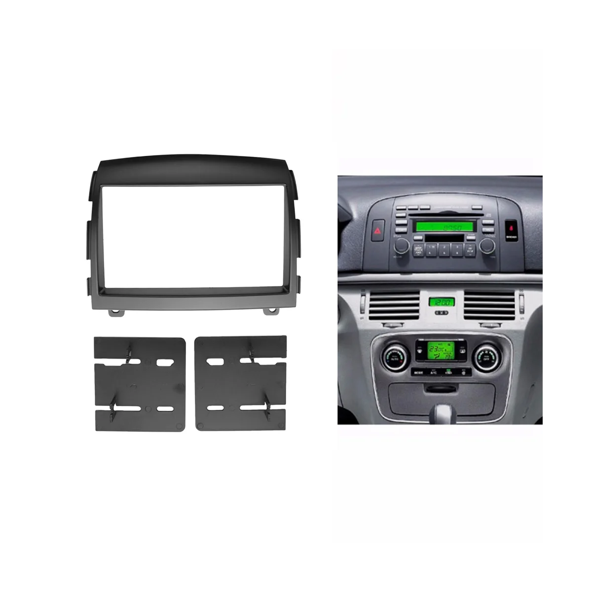 Car Radio Fascia for Hyundai Sonata NF Sonica DVD Stereo Frame Plate Adapter Mounting Dash Installation Bezel Trim Kit