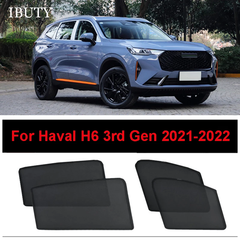 

For Haval H6 3rd Gen 2021-2023 Accessories Car Mesh Sun Shade Side Window Curtain Sun Visor Sunscreen Heat Insulation Sunshade