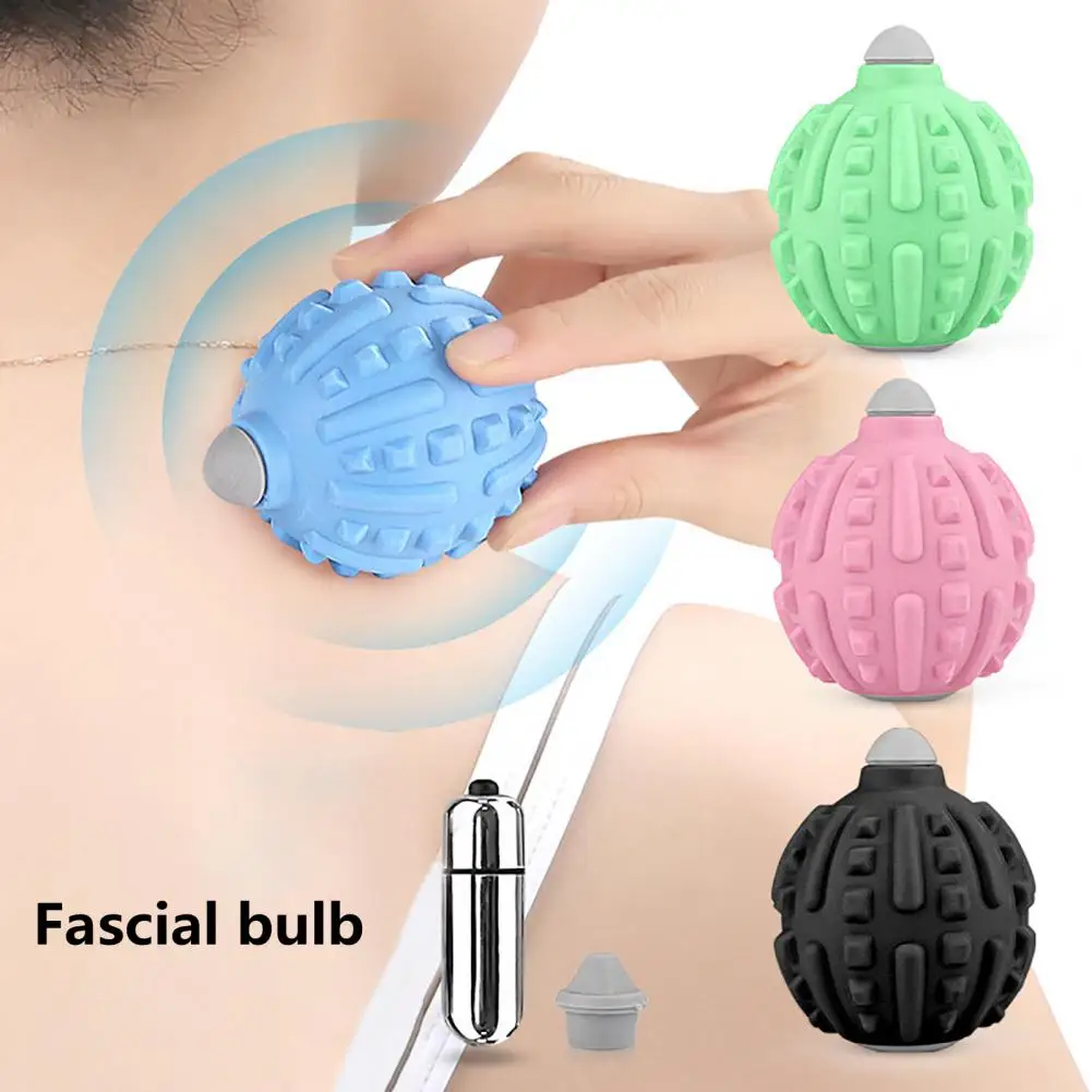 Electric Massage Ball Vibrating Body Massage Device Pain Relief Physical Therapy Deep Tissue Muscle Massager Fascia Ball