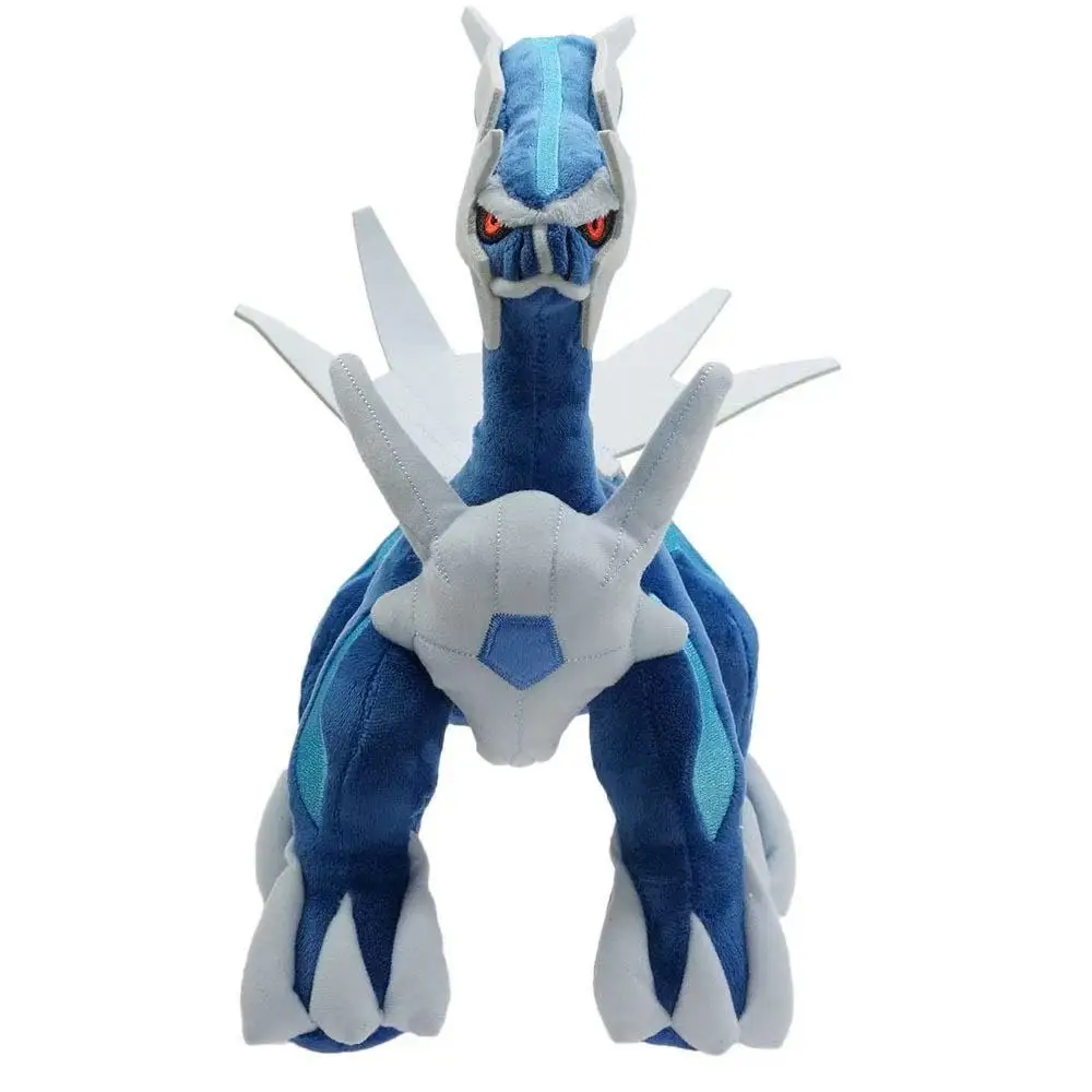 Large Dialga Pokémon Plush Legendary Steel Dragon Stuffed Toy Time Travel Collectible Doll for Fans