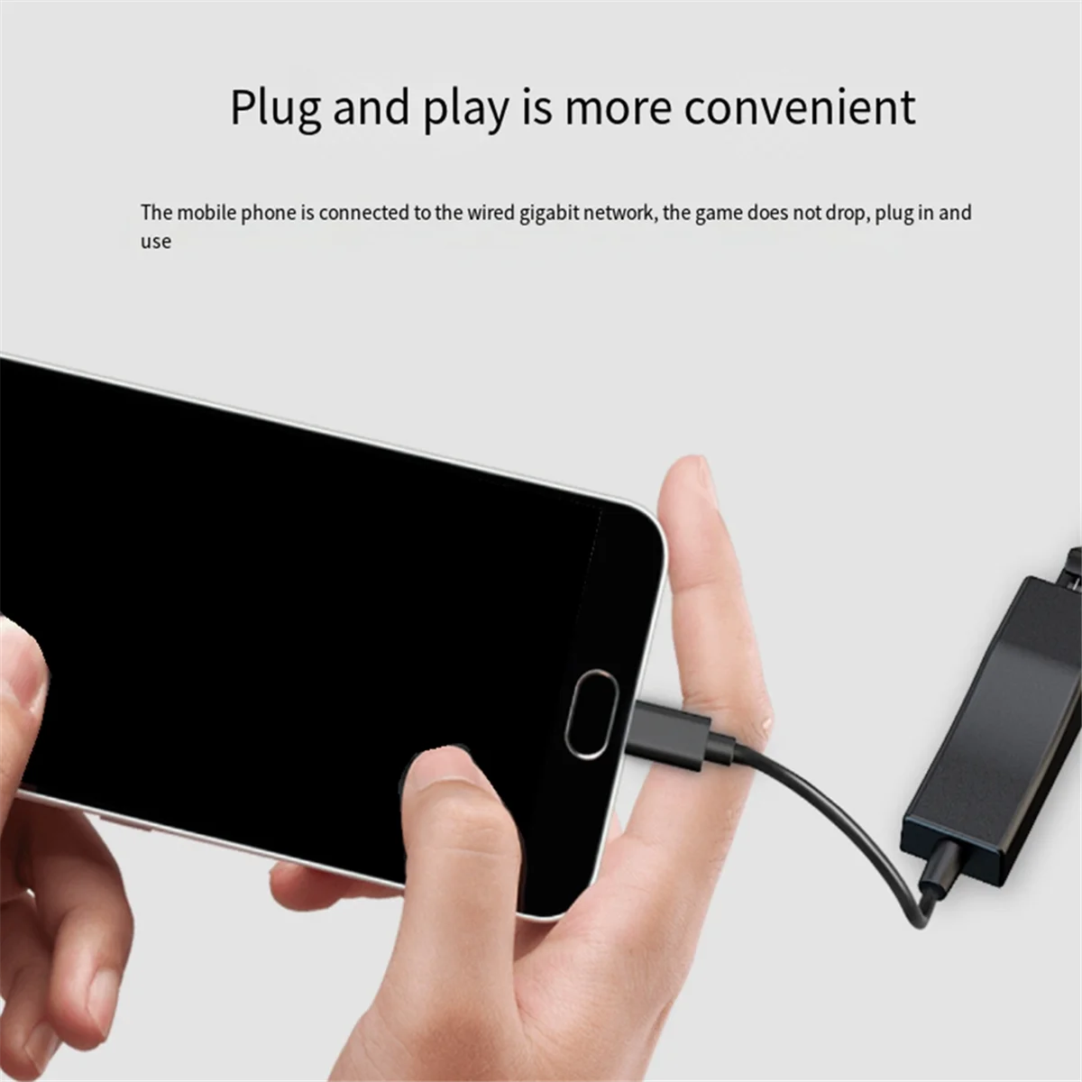 Ethernet-адаптер с портом Type-C на RJ45, 1000 Мбит/с