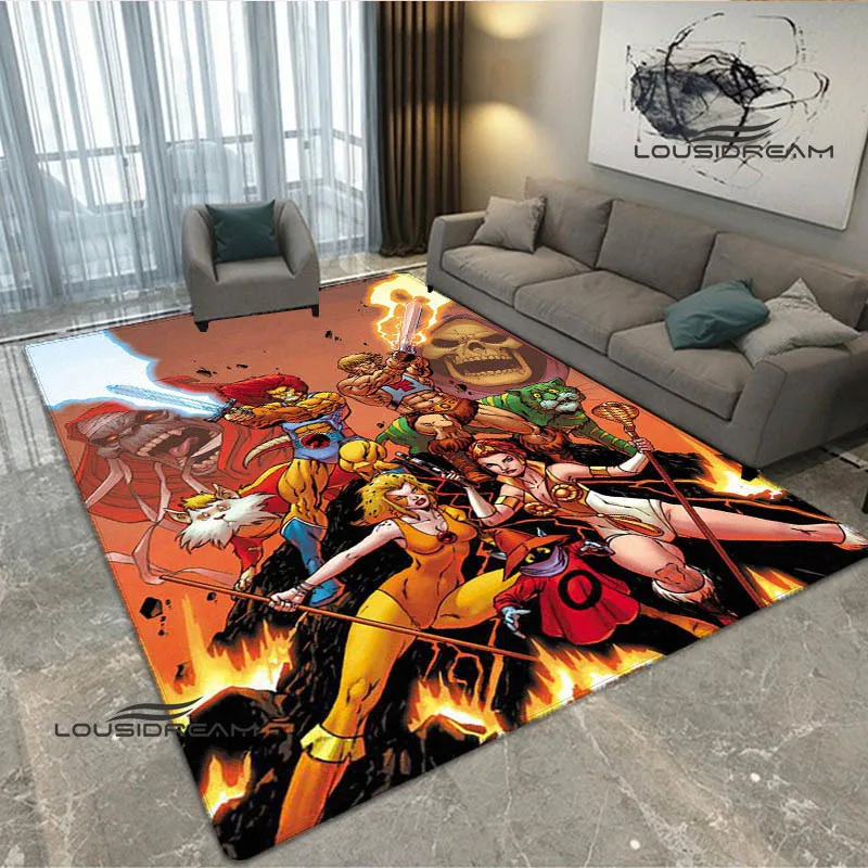 Thundercats Cartoon Printed carpet Non -slip carpet Yoga mat carpets for living room area rug Door pad anime rug birthday gift