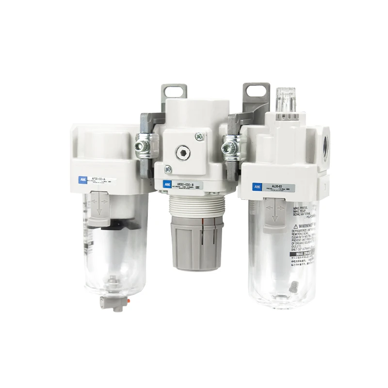 

ANK gas source processor AC20-02/30-03/40-04/50-06/10CG/DE/DG-SV-B triple unit