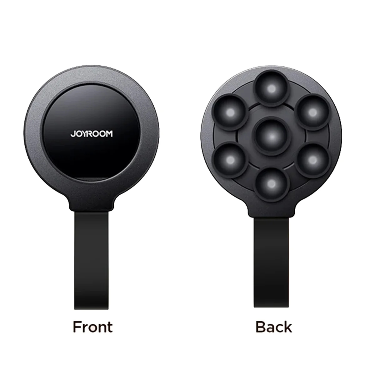 Joyroom Magnetic Suction Cup Phone Mount Silicone Suction Phone Case Grip Stand Holder Hands-Free Mirror Shower Phone Holder, C