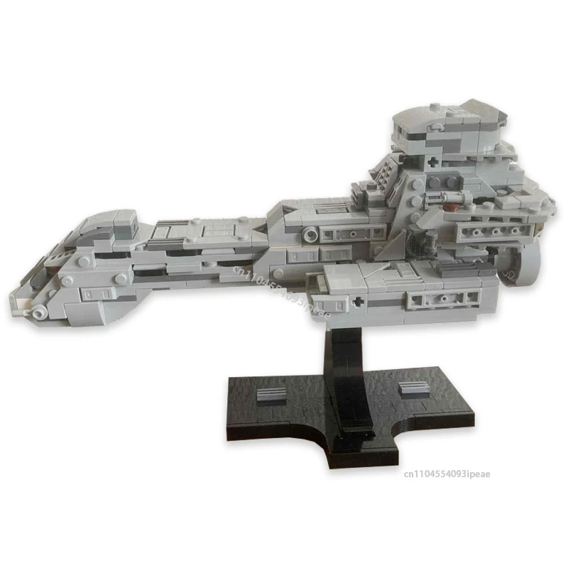 MOC Stargate SG-1 Prometheus Statek Kosmiczny Klocki Model DIY Film Sci-fi Zestaw do Składania Klocki Zabawki dla Dzieci Prezenty Świąteczne