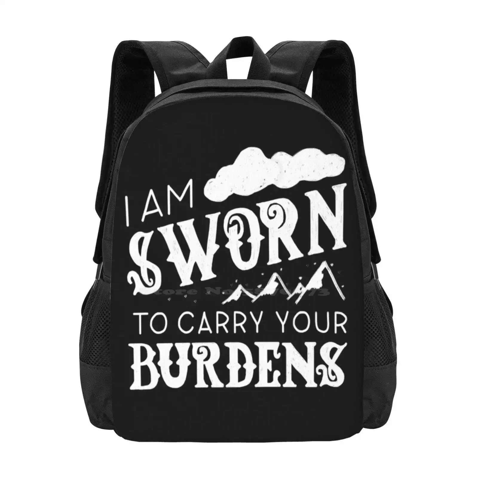 

Your Favorite Companion Lydia Hot Sale Schoolbag Backpack Fashion Bags Emmtea Graphic Design Black And White Vector Ink Hand