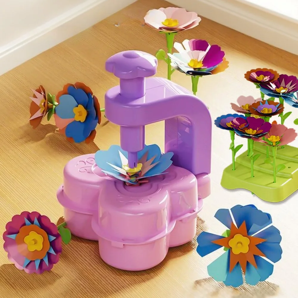 Juguetes de ramos de flores de tela DIY, ramos de flores de juguete para niñas, Kit de manualidades para hacer flores DIY, regalos educativos para niños