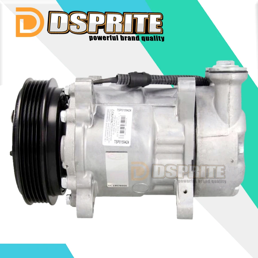 SD6V12 AC COMPRESSOR  6453CN 6453EH  for Peugeot 206 1412 1431 6453FS 6453JG 6453JK 699690 699190 40405087 9611111780 9628239480