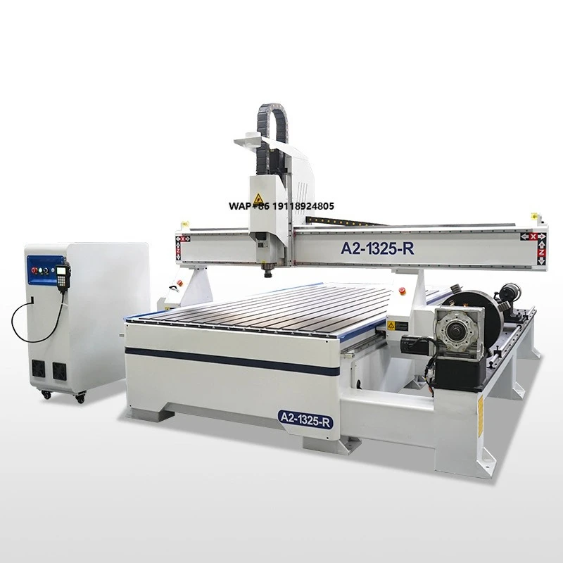 3 4Axis CNC Machining with Rotary Device Cabinet Furniture Table Legs Cnc Engraving Router for Woodworking Wood Milling Machine