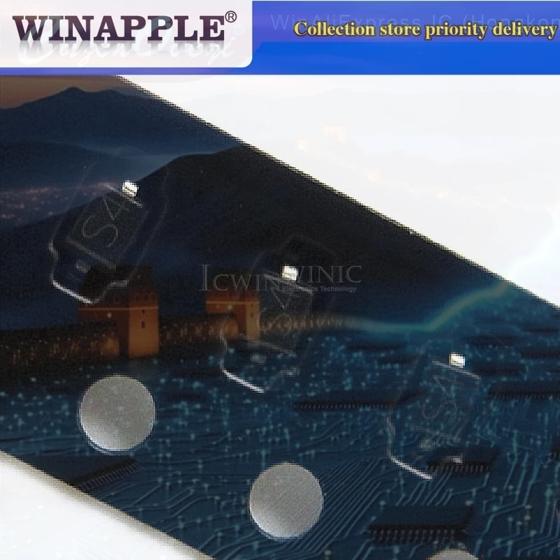 5pcs/lot 1N4148 1206 volume T4 1N5819 1206 volume S4 1N4007 1206 Volume A7 T7 BAT41ZFILM Z41 SOD-123