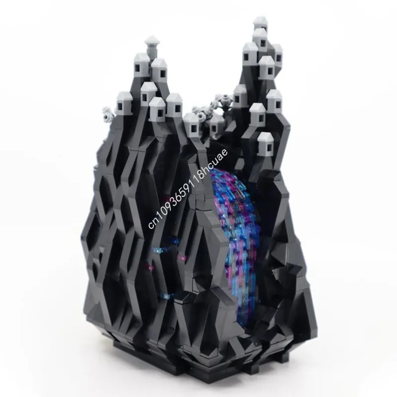 994 pçs moc série fantasia a cachoeira mágica nan modelo blocos de construção montar crianças arquitetura artesanato brinquedos presentes natal
