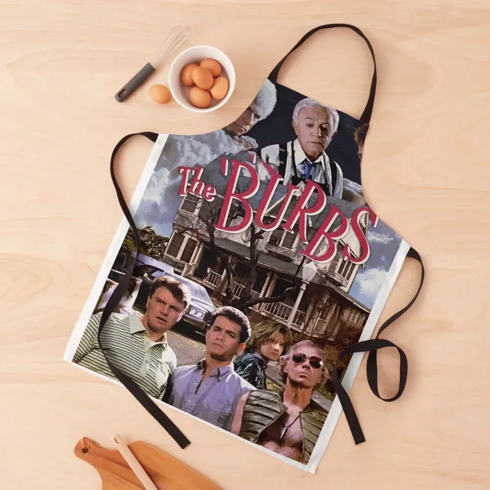 

The 'Burbs Horror Movie Halloween Apron Bib For Kitchen For Nail Stylist christmas kitchen Smock for hairdressing Apron