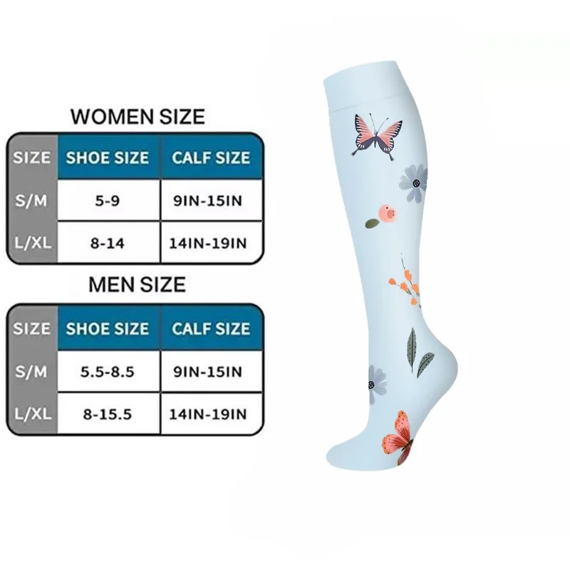 1 ペア男性女性圧縮ソックスレギンス用通気性ランニング圧力サッカー大人版ネットワーク圧力ナースソックス