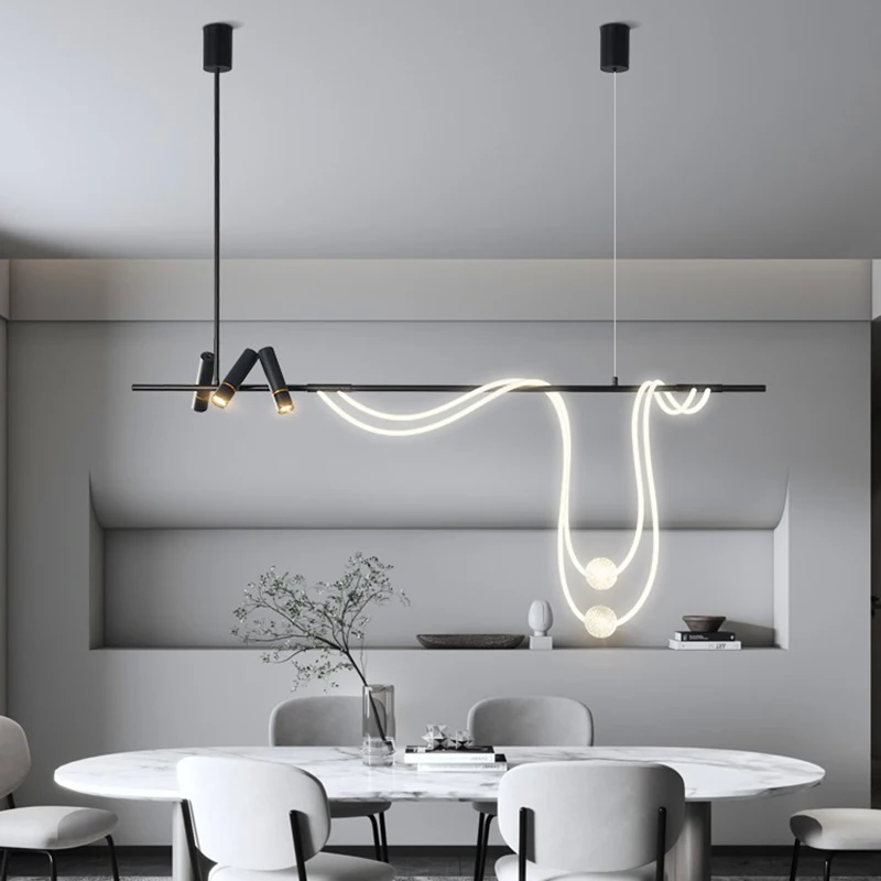 Modern dining room lamparas decoracion moderno smart Pendant lights ceiling lamp decoration salon Chandeliers for dining room