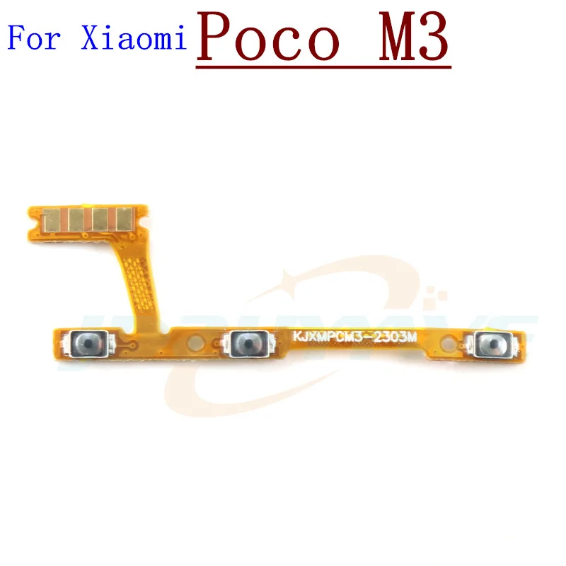 For Xiaomi Poco F5 Pro F4 F3 GT F2 Pro F1 M2 M3 M4 Pro M5s Side Button Key Switch Volume Power On Off Flex Cable image 5