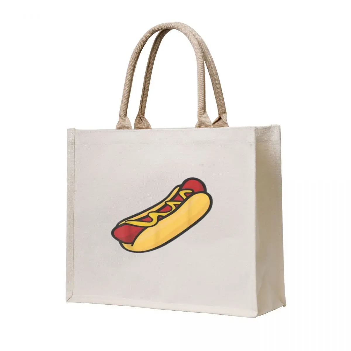 

Hot Dog Tote Bag Big bag custom bags Fabric bag Woman shopper