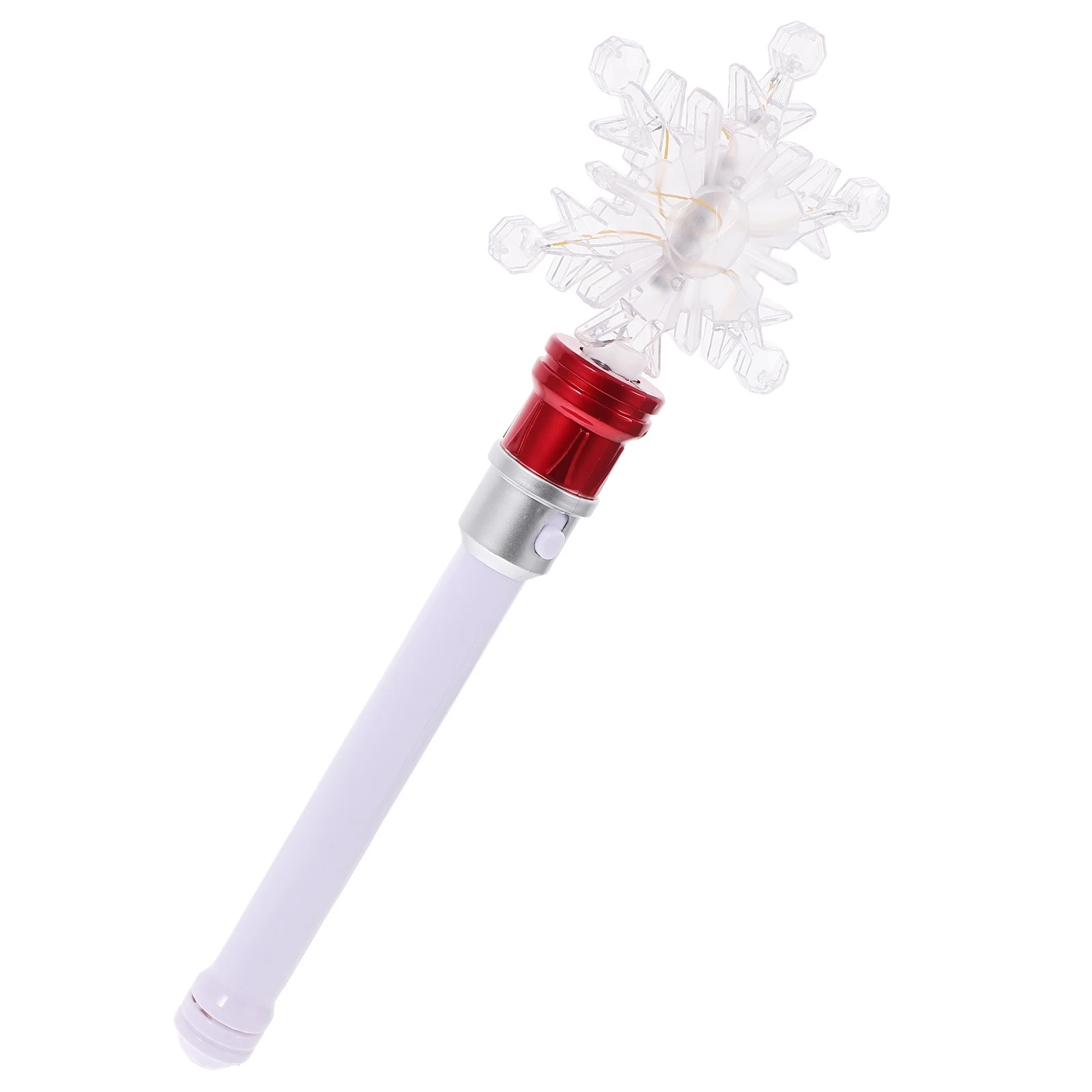 

Светящаяся палочка-снежинка, 3D светодиодный светильник, вращающаяся волшебная палочка для вечеринки, концерта, косплея, реквизит, световые палочки, портативный аксессуар для костюма, нет