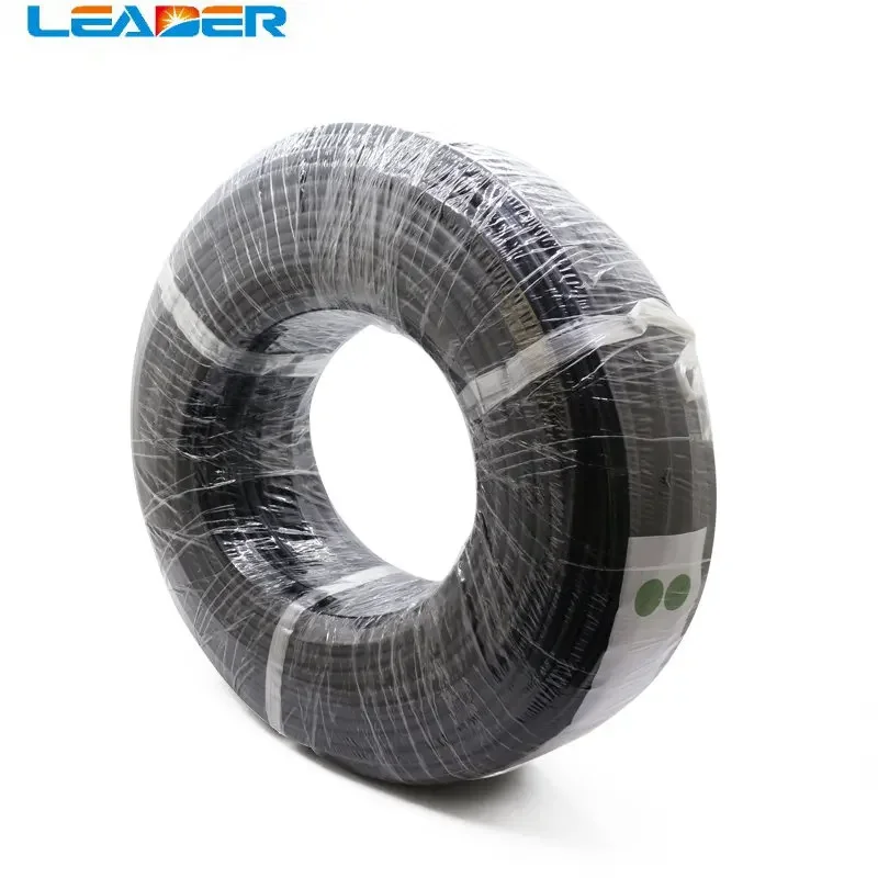 

LEADER SOLAR 100M /lot Hot Selling 10AWG 50M Black+50M Red High Temperature Soft Silicone Wire / Silicone Tinned Copper Cable